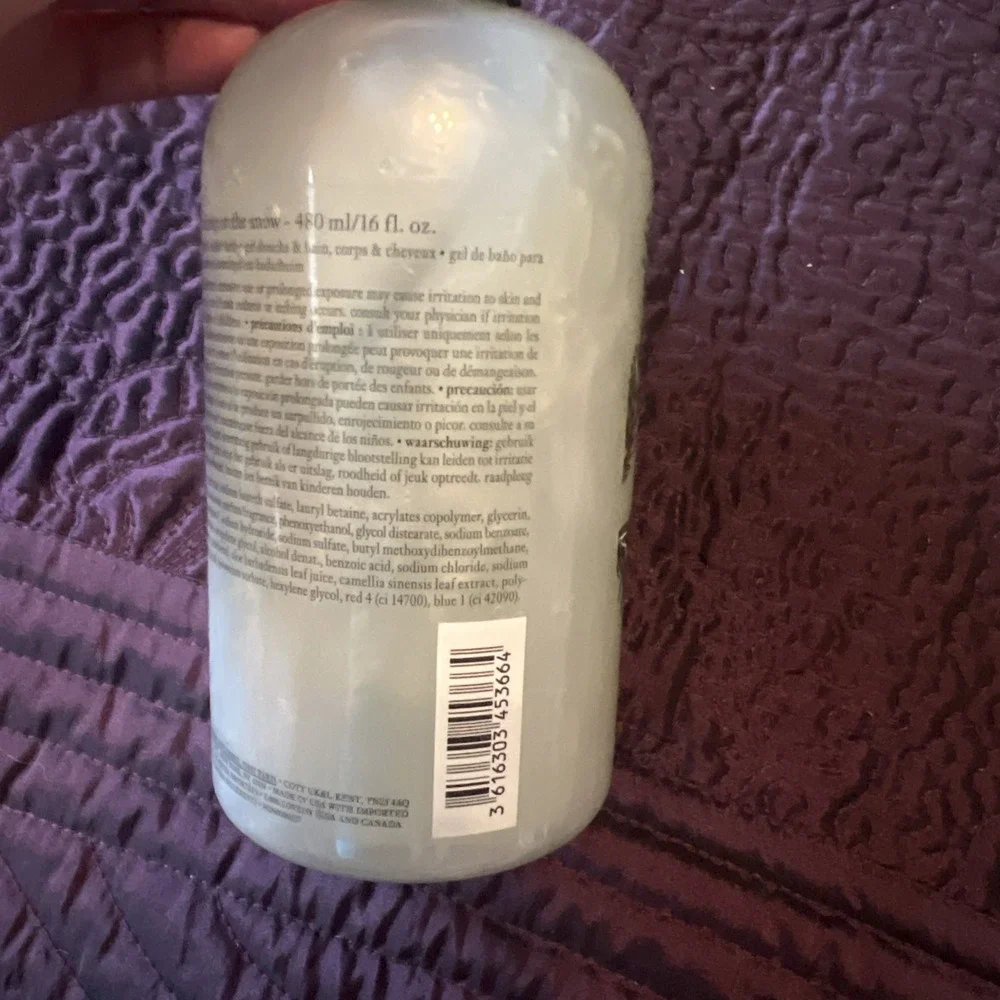 Lot Of 2 Philosophy‎ Skating Snow Shampoo Bath & Shower Gel Cocoa Cream New